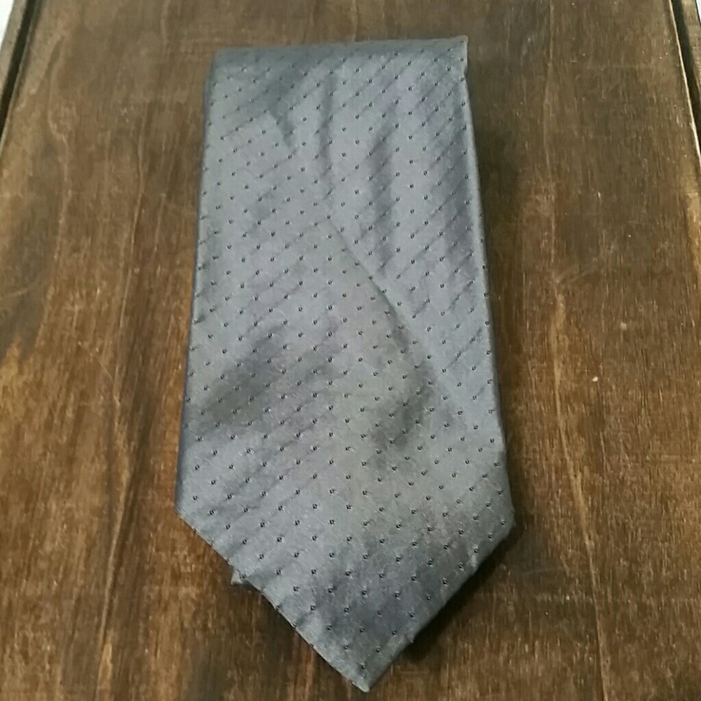 Today's Man Grey Italian Silk Tie